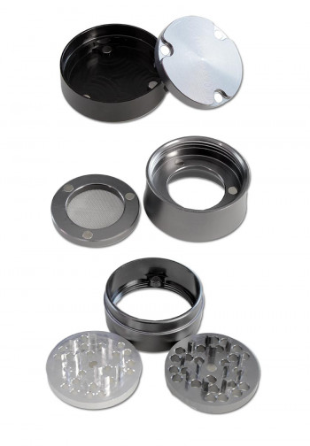 Mind Grinder Aluminium Kräutermühle - 4tlg 52mm